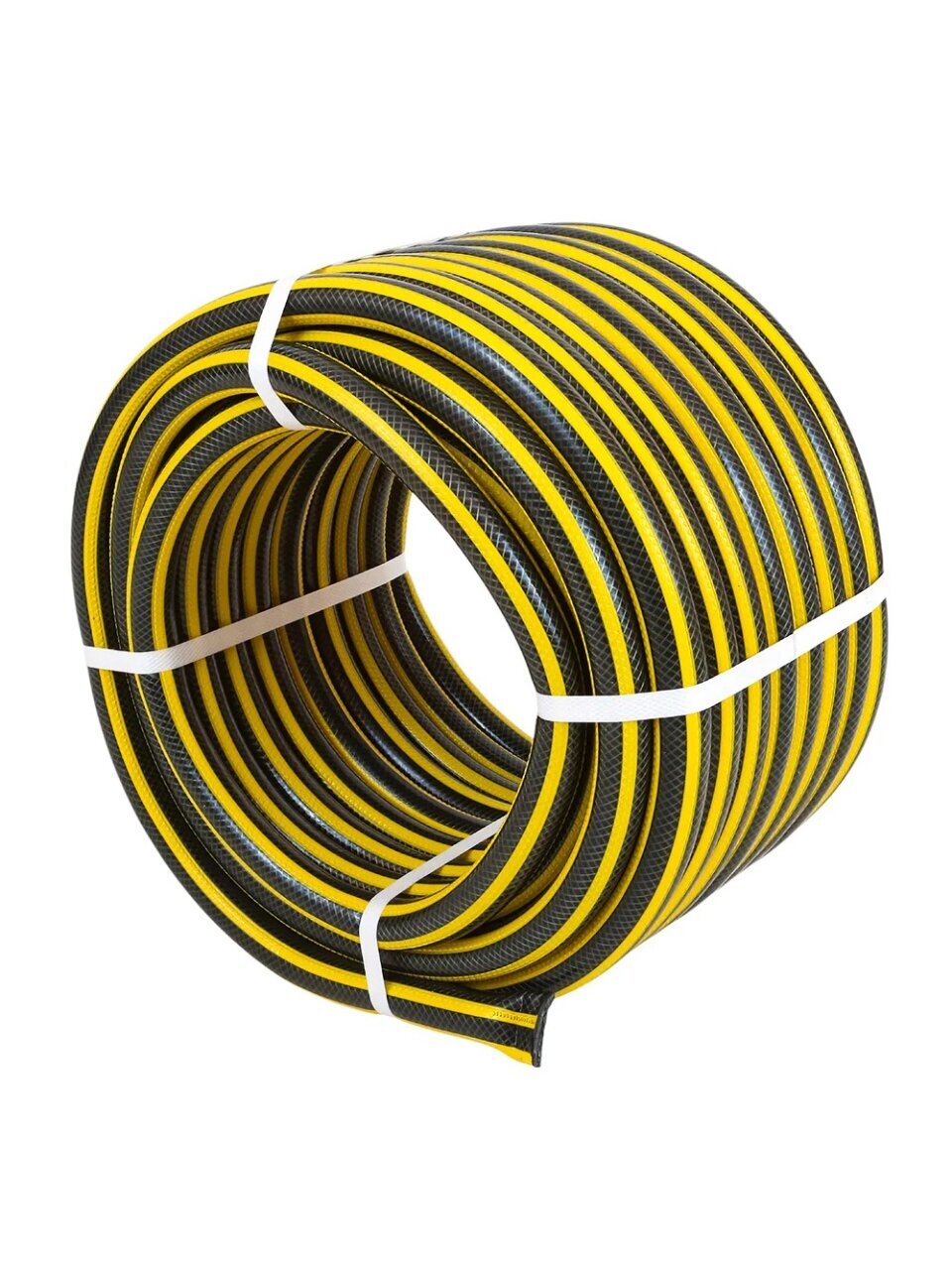 Шланг поливочный, 3/4 '', внутренний d19 мм, 22 атм, армированный, 25 м, 3 слоя, Жук, Comfort, ПВХ, желтый