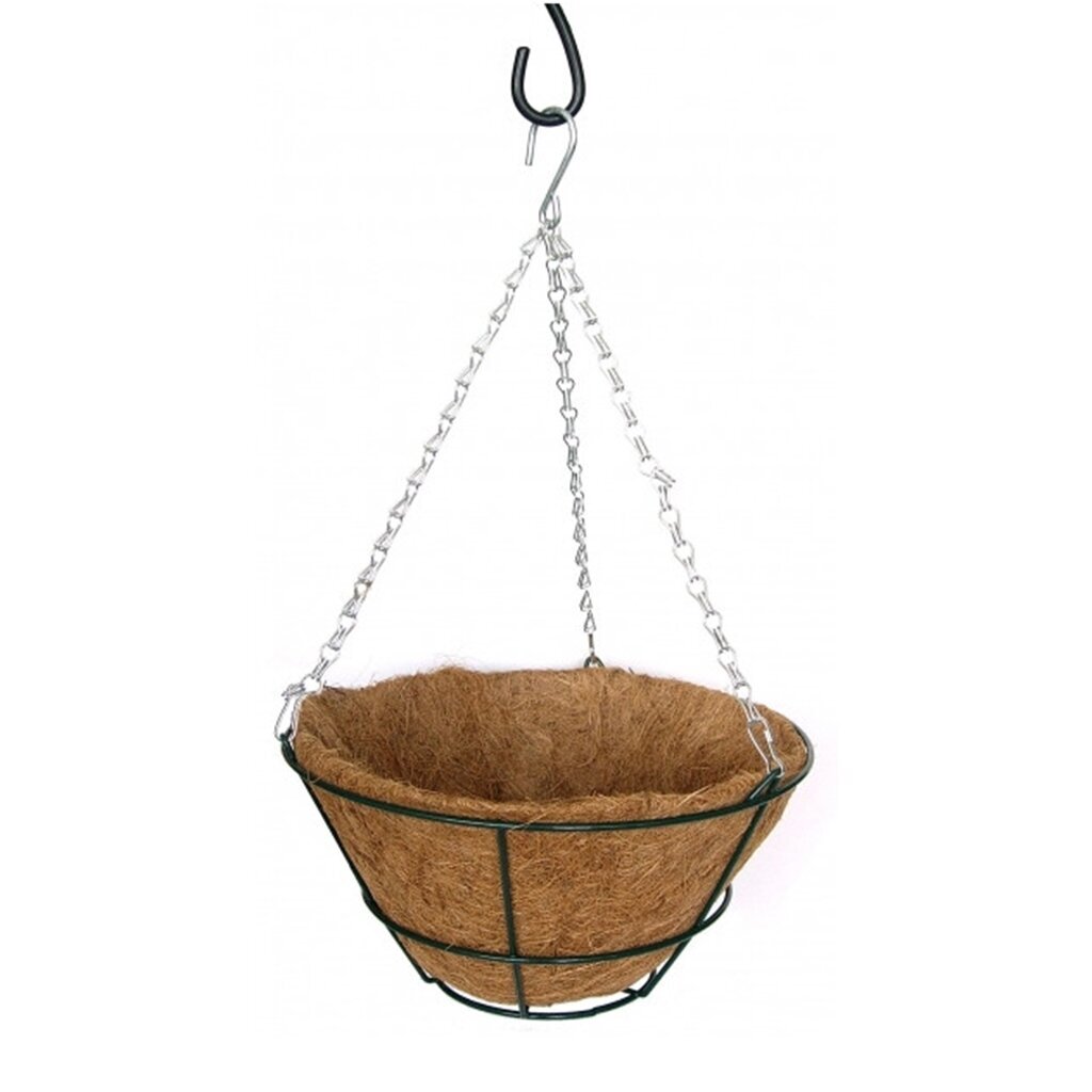 Кашпо подвесное сфера 30см коковита кокос. Волокно 21-1003