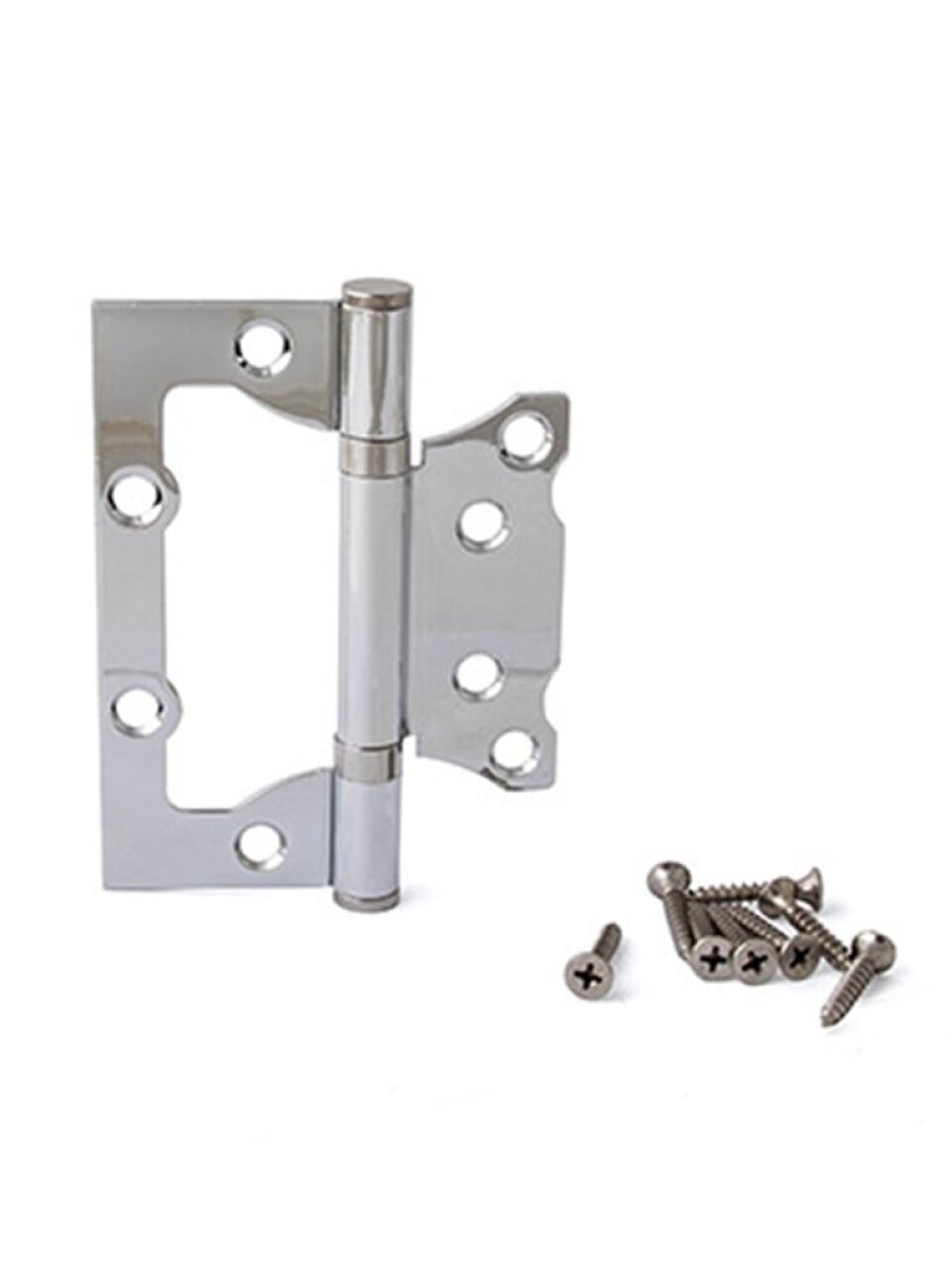 Петля накладная для деревянных дверей, Vanger, 100х75х2 мм, P2-CR, хром