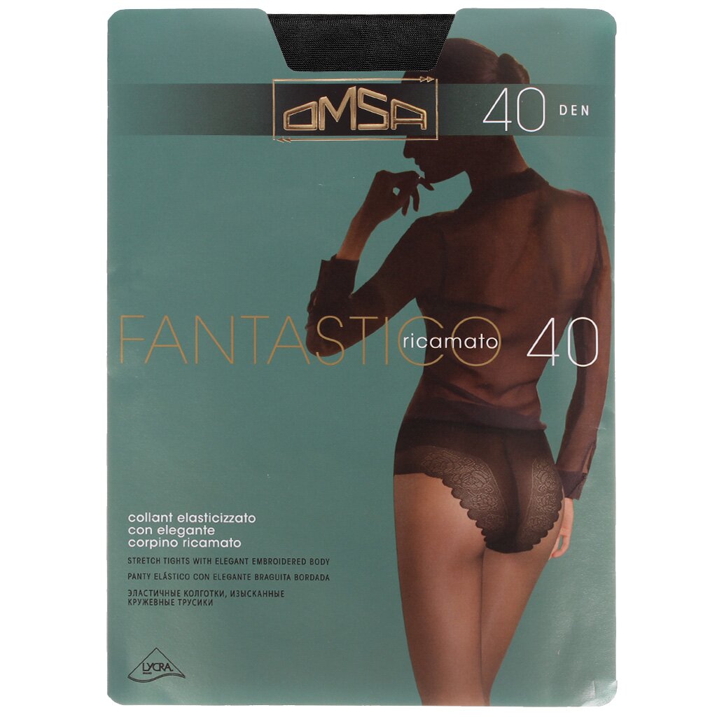 Колготки Omsa, Fantastiсo, 40 DEN, р. 3, nero