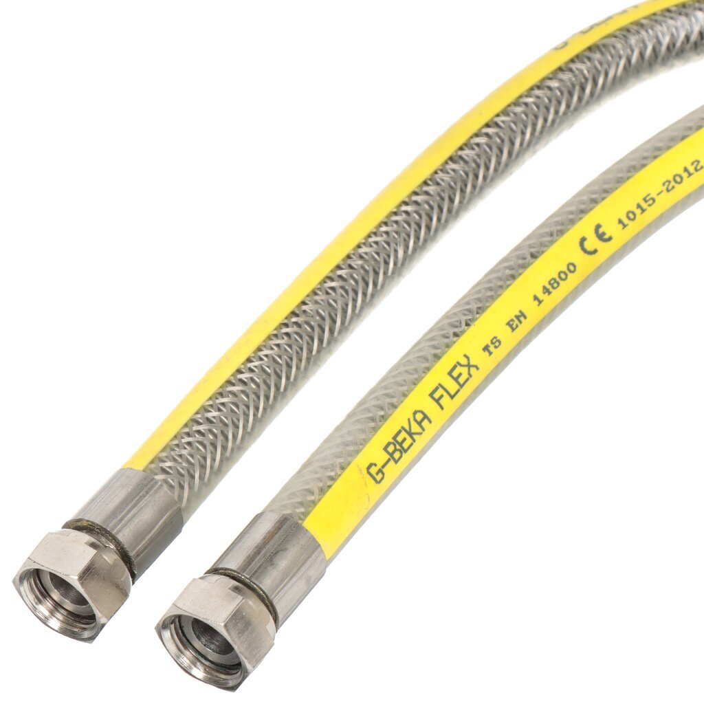 Подводка для газа 1/2''х0.6 м, г-г, сильфон ПВХ, G-Beka