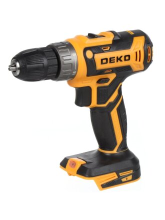 Дрель-шуруповерт аккумуляторный, Deko, DKCD20FU-Li, 20 В, быстрозажимной патрон, без ЗУ и АКБ, коробка, 063-4454