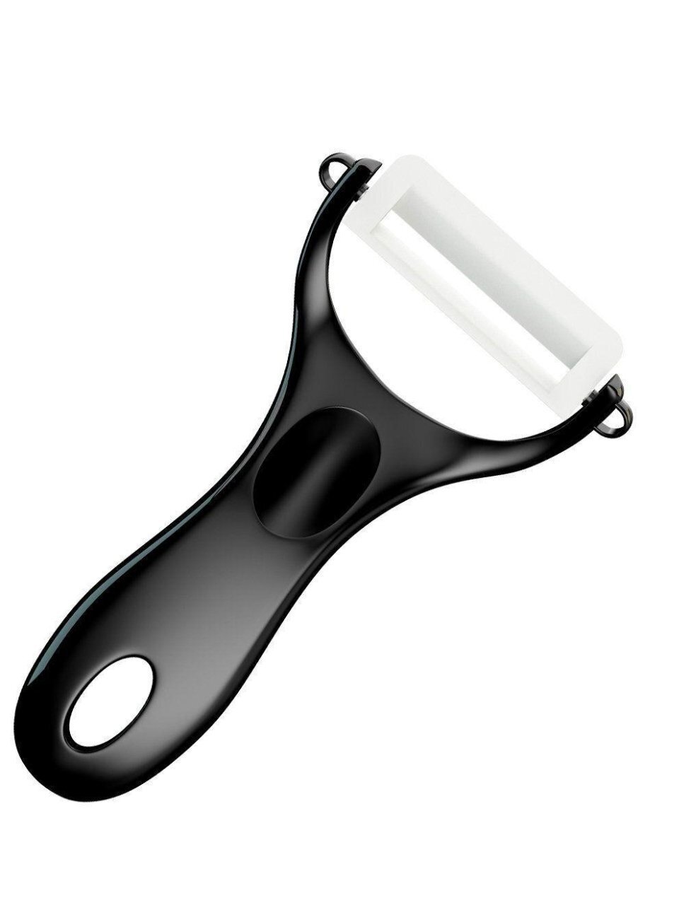 Овощечистка керамика, рукоятка пластик, Samura, Inca, SINP-100BL/K