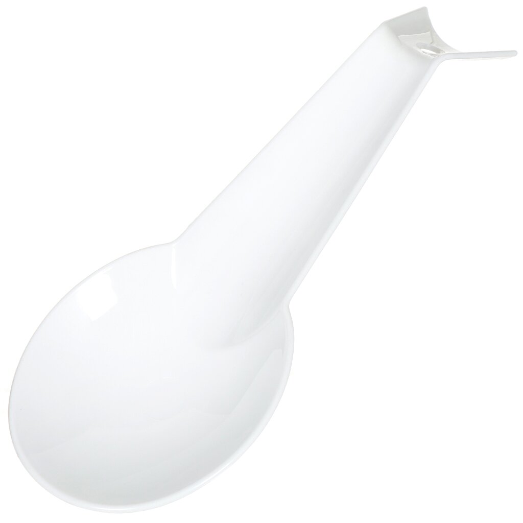 Подставка для ложки, пластик, снежно-белая, Berossi, Rondo, ИК 06301000 мыльница berossi aqua пластик снежно белый