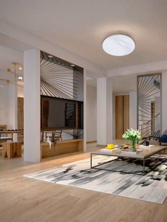 Светильник светодиодный светодиодный, JazzWay, Wave PPB, 24 Вт, 4000 К, 1840 Лм, IP20, 26х26х5.5 см, белый, 5024649