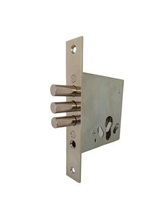 Замок врезной Зенит, ЗВ1.010, БП-00012706, без ручки, цилиндровый, никель