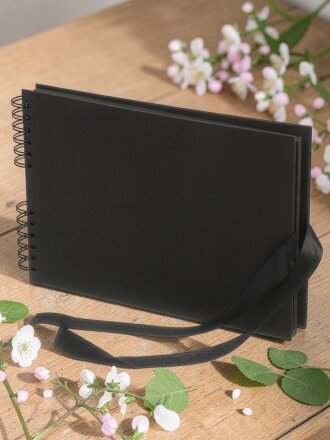 Фотоальбом на кольцах крафтовый, 31.5х21.5х22.5 см, цвет в ассортименте, Y4-8791