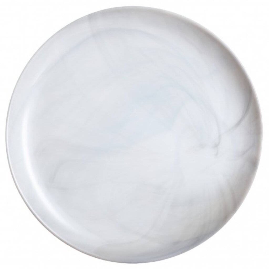 Тарелка обеденная, стеклокерамика, 25 см, круглая, Diwali Marble, Luminarc, P9908 тарелка обеденная luminarc прэшес q1900 25см