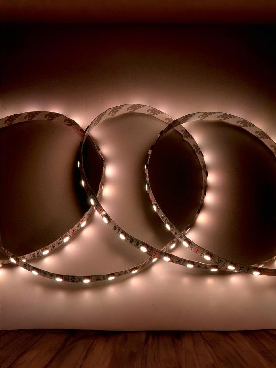 Лента светодиодная SMD 5050, 60 светодиодов/метр, 12 В, 14.4 Вт, IP20, RGB, 5 м, General Lighting Systems, 5038