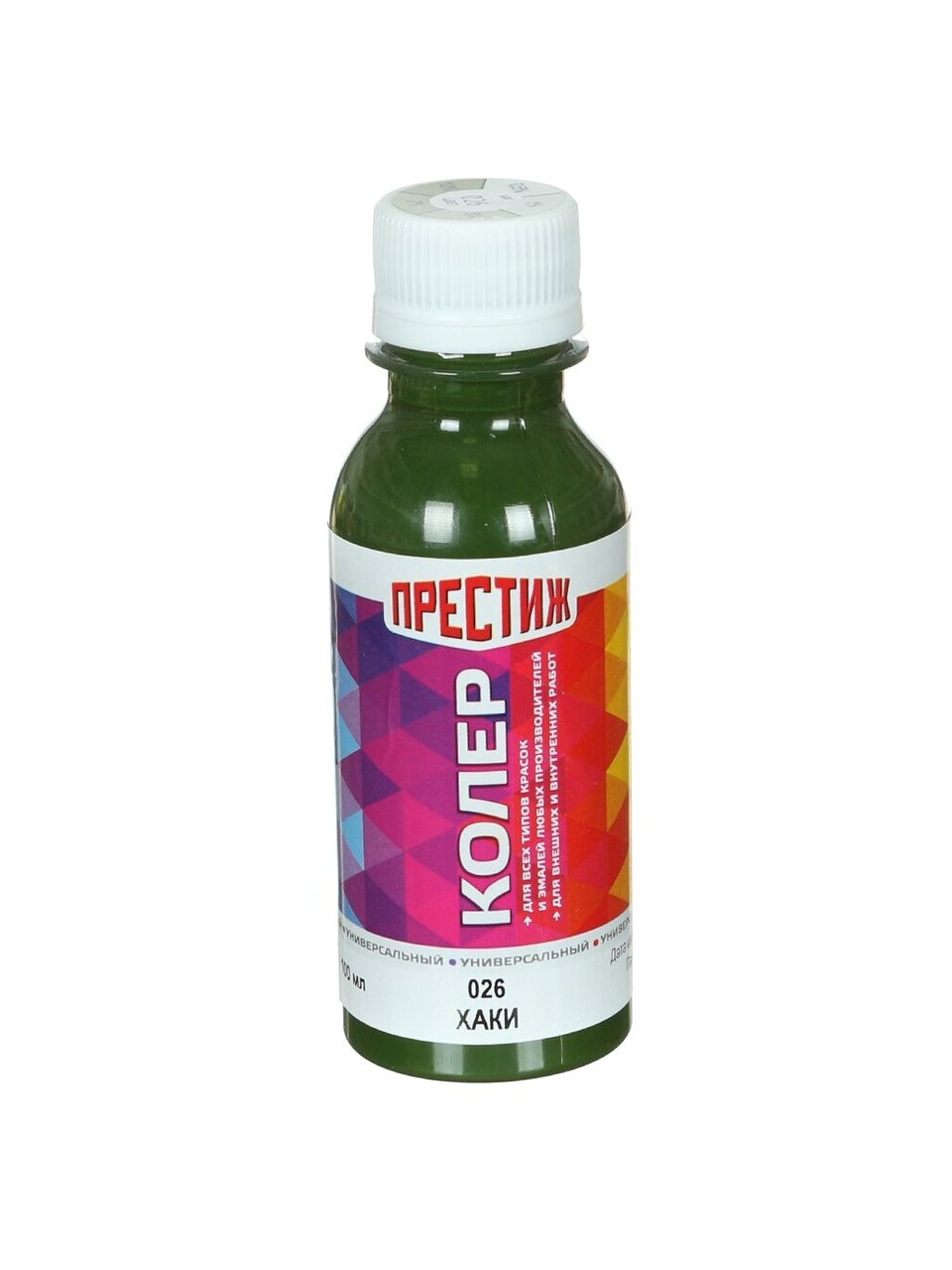 Колер краска, Престиж, №26, хаки, 100 мл