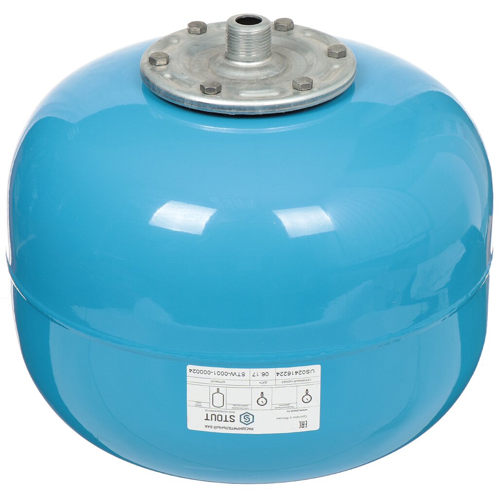 Гидроаккумулятор для насоса Stout, STW-0001-000024 комплект наклеек водоснабжение stout полиэстер