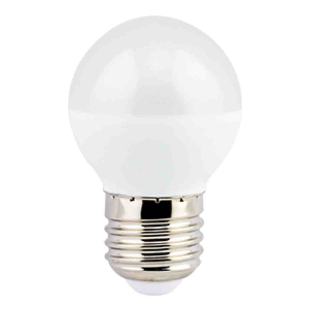 Лампа светодиодная E27, 7 Вт, 220 В, шар, 4000 К, свет нейтральный белый, Ecola, G45, LED свет во тьме киноповесть