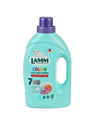 Гель для стирки Lamm, 1.3 л, для цветного белья, Color