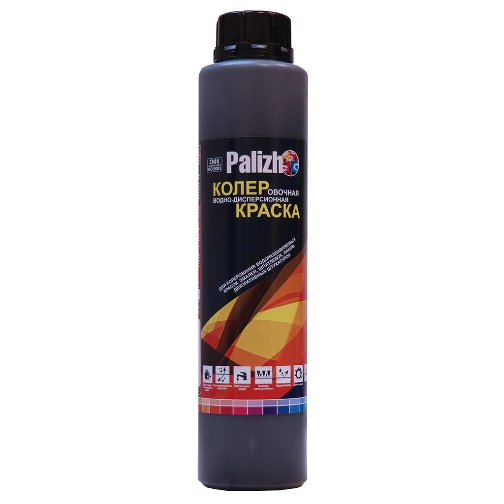 Колер краска, Palizh, №511, черный, 750 мл колер краска palizh 501 оранжевый 750 мл