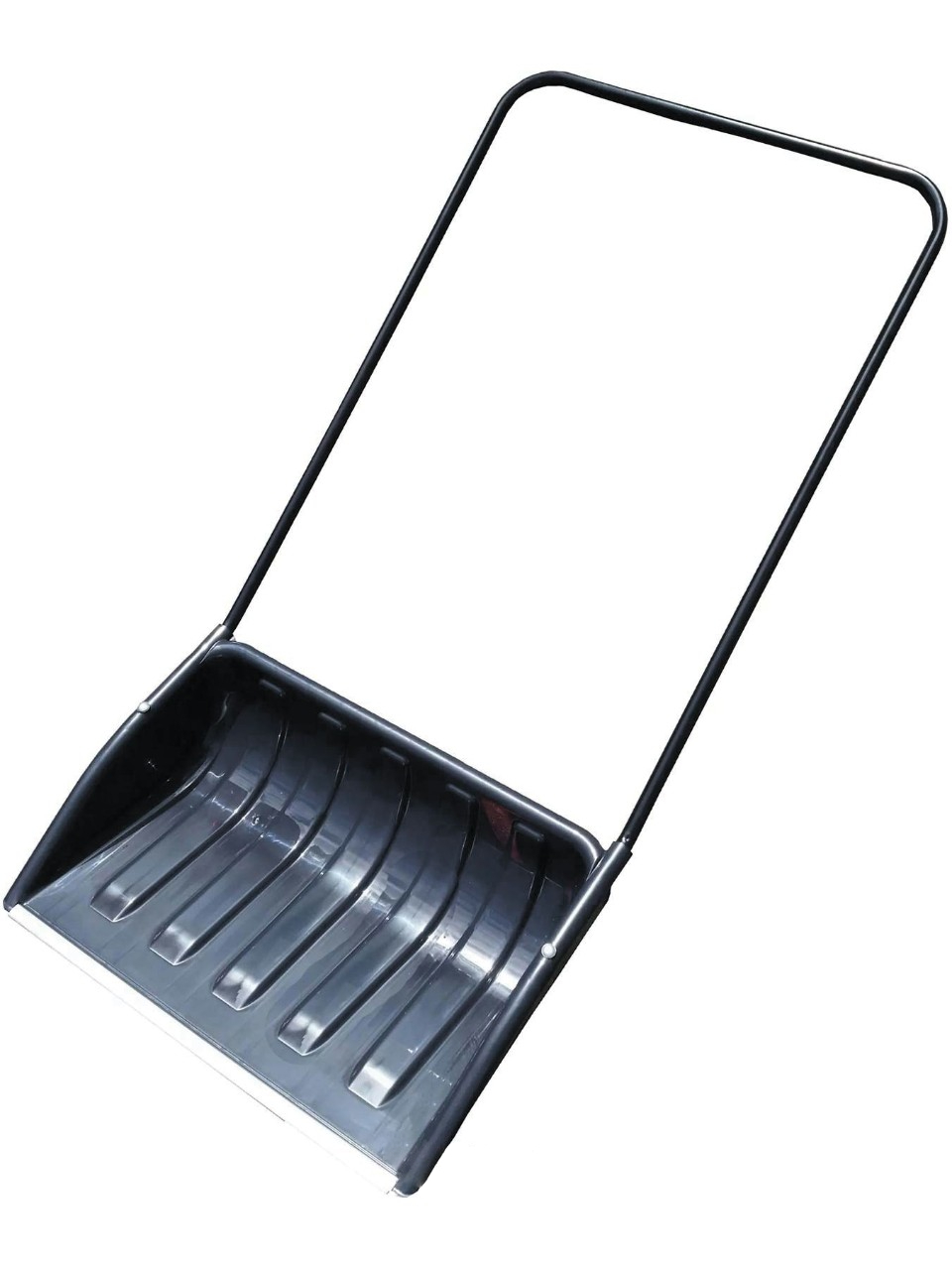 Скрепер для снега пластик, 700х465х1400 мм, без черенка, черенок алюминиевый, литьевой, 100318