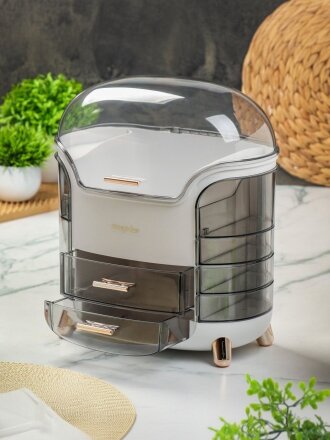 Органайзер для косметики, пластик, 18х6х20 см, Y4-8644