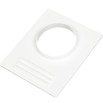 Площадка торцевая пластик, установочный диаметр 130 мм, с решеткой, Event, ТППР130