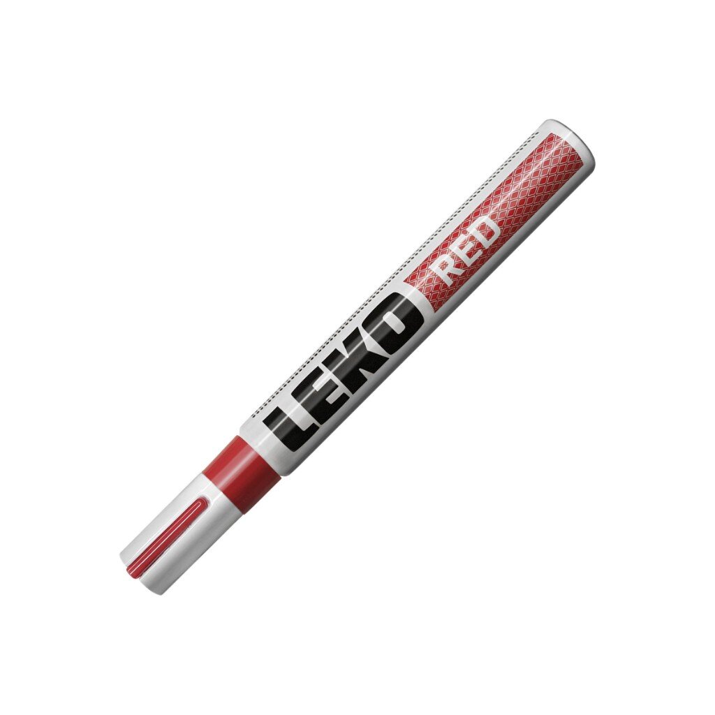 Маркер с нитроэмалью, красный, Lekon, 011104 маркер спиртовой brush touch twin цв r11 карминовый красный