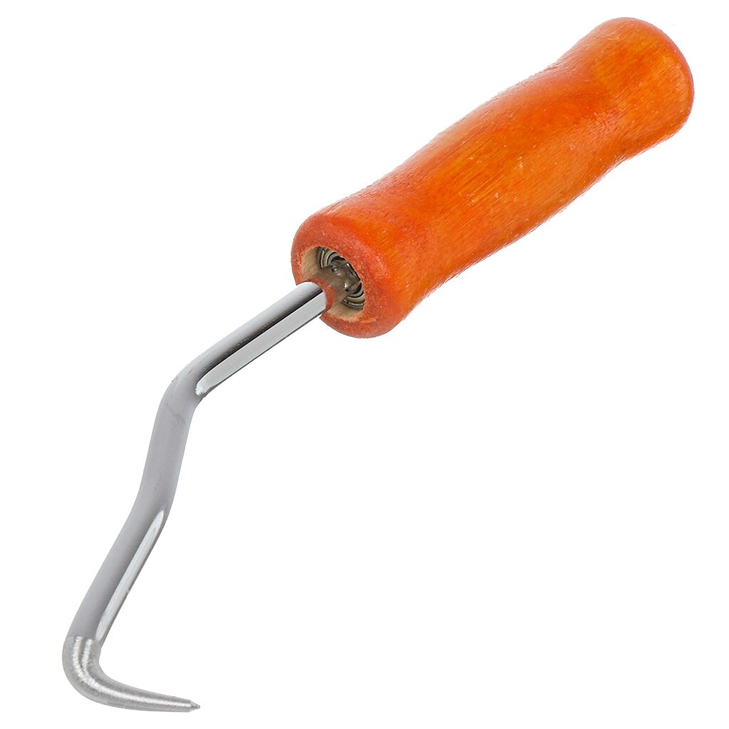 Крюк для вязки арматуры, деревянная ручка, 210 мм, SPE19190-1-203 инструмент для вязки арматуры byemax