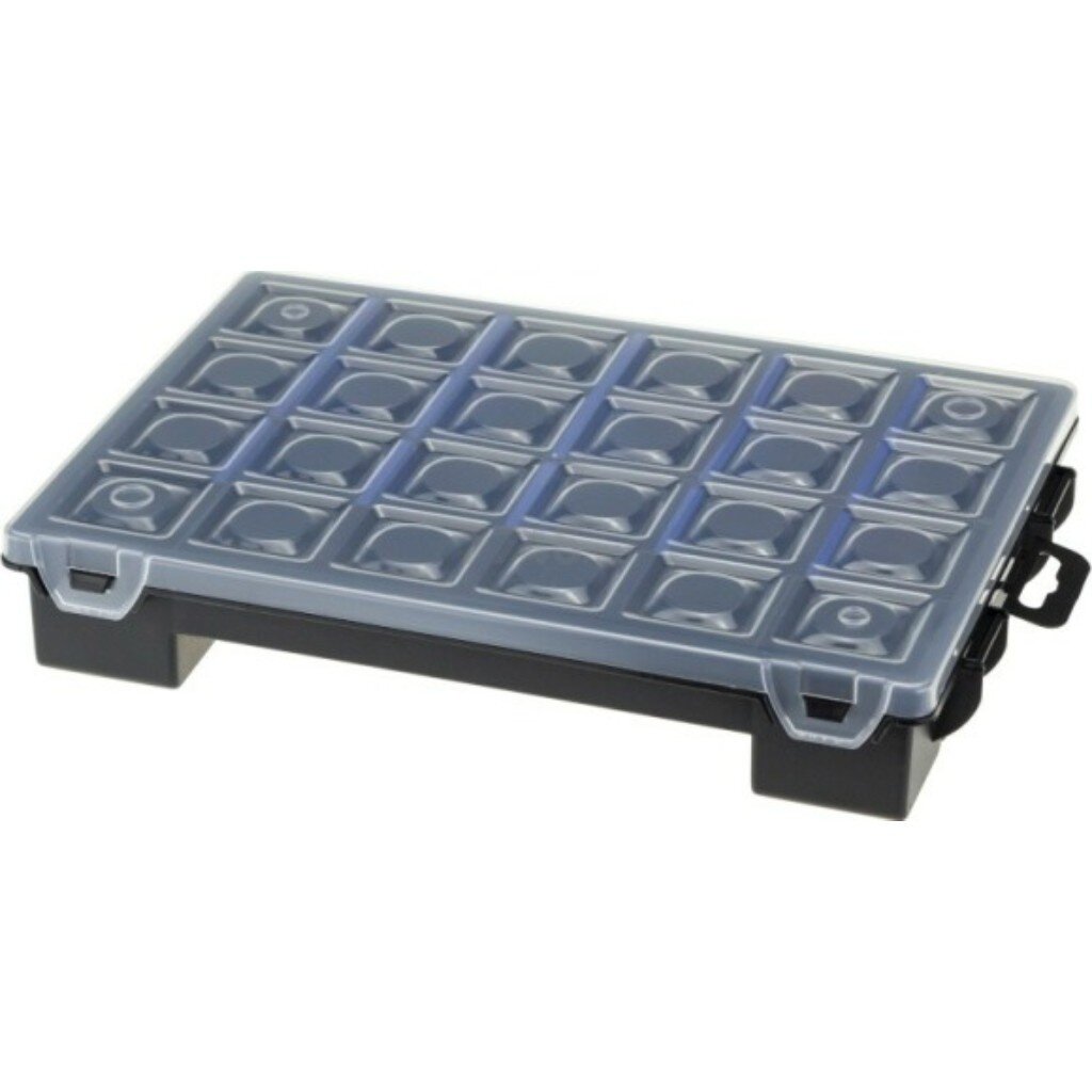 Ящик-органайзер для инструментов и метизов, 27х19х5 см, пластик, Idea, Твин, М 2982