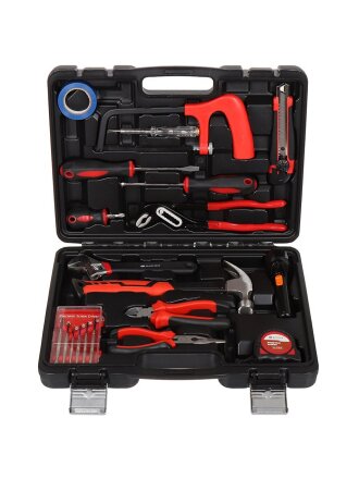 Набор слесарных инструментов Bartex, 6-гранный, металл, пластик, кейс, 15 предметов