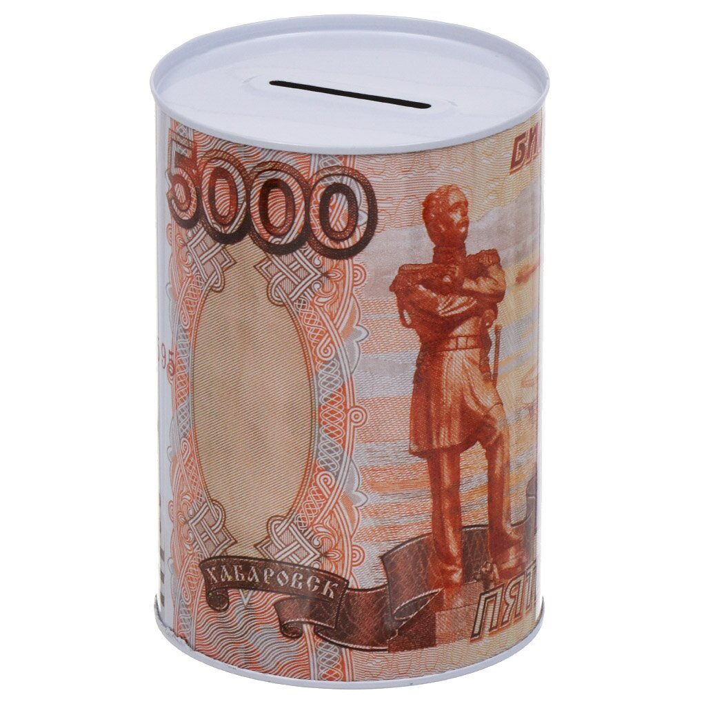 Копилка 5000 рублей, 14.5 см, металл, Y6-7730