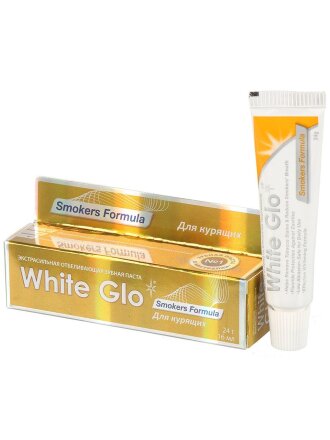 Зубная паста White Glo, Отбеливающая для курящих, 24 г