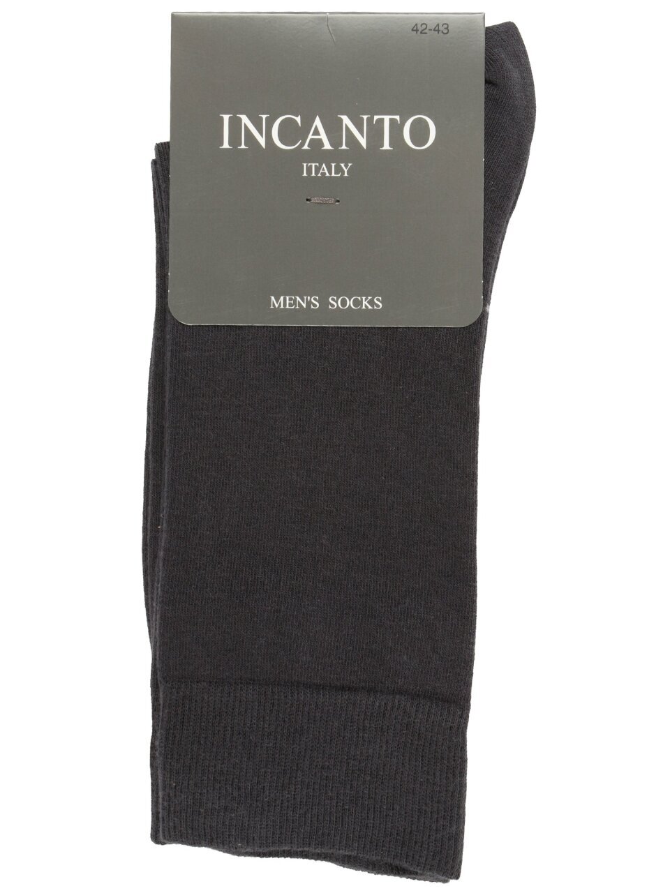 Носки для мужчин, хлопок, Incanto, темно-серые, р. 42-43, BU733008