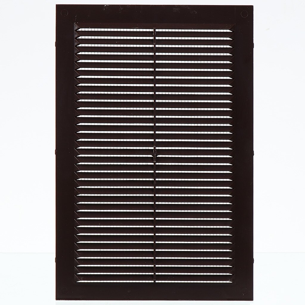 Решетка вентиляционная АВS- пластик, 200х300 мм, с сеткой, коричневая, Event, 2030С