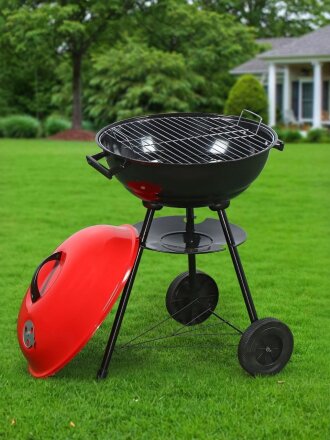 Гриль 435х735 мм, 1 мм, разборный, с крышкой, угольный, T2022-7065