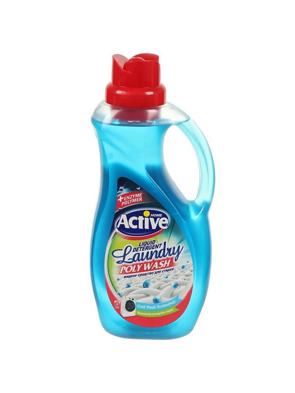 Гель для стирки Active, 1.5 л, универсальный, Свежесть моря