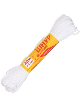 Шнур диаметр 4 мм, вязаный, 4В 501/В410, 20 м