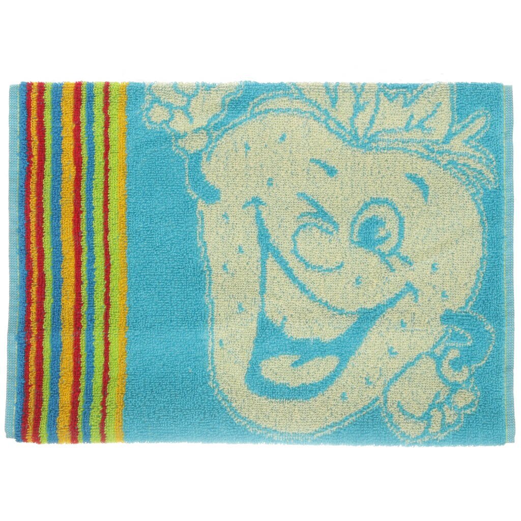 т Полотенце кух 30*60 махровое Забавная клубника пестротканое жаккард 3532, 1 сорт С79-ЮА