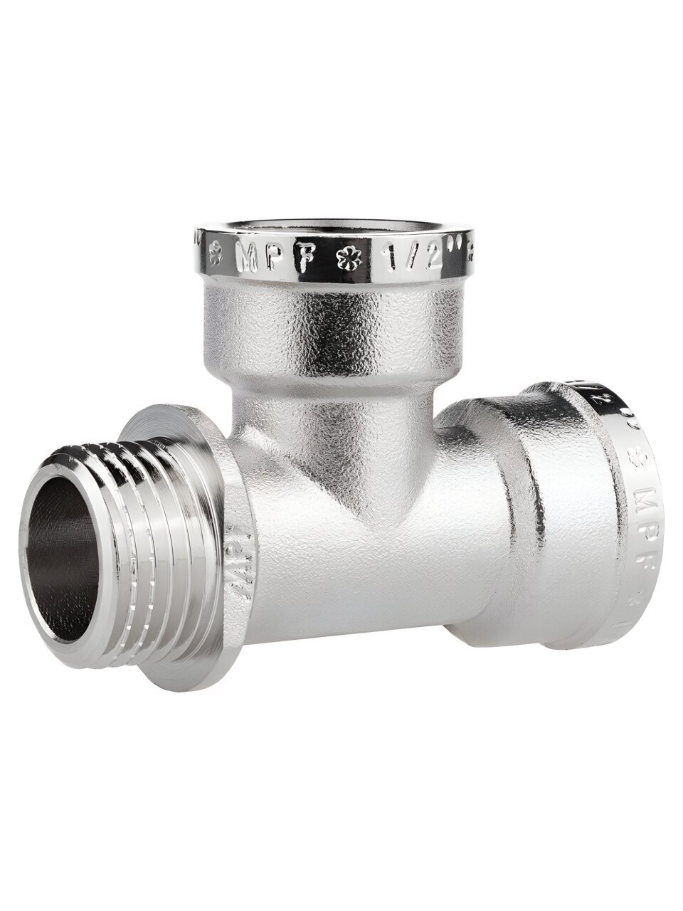 Тройник 1/2&amp;quot; в/в/н с ограничителем MPF инд.уп.