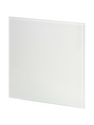 Лицевая панель для вентилятора Viento, установочный диаметр 100 мм, белая, SYSTEM+ Серия GORIZONT, GORIZONT glass 100