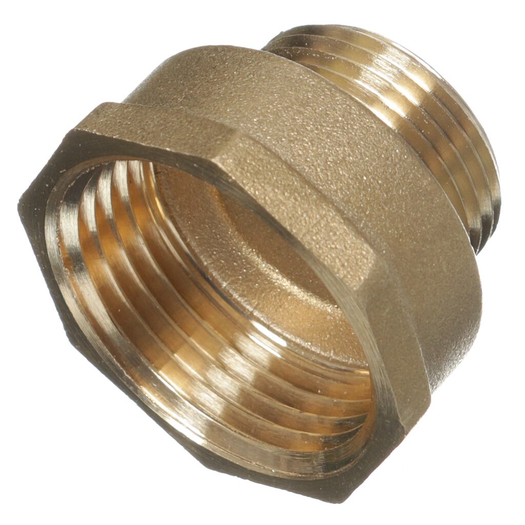 Переходник 3/4"x1" 1/4, ш-г, латунь, N