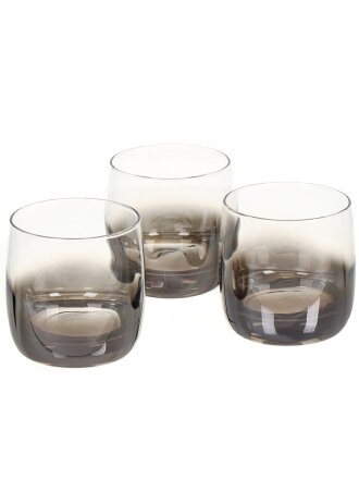 Стакан 310 мл, стекло, 6 шт, Glasstar, Шоколад Омбре, RNСHO_9370_3