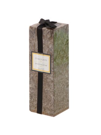 Свеча декоративная, 15х5 см, прямоугольная, черная, парафин, А030163