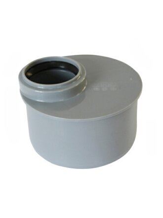 Редукция канализационная эксцентрическая, 110х50 мм, РосТурПласт, 36590