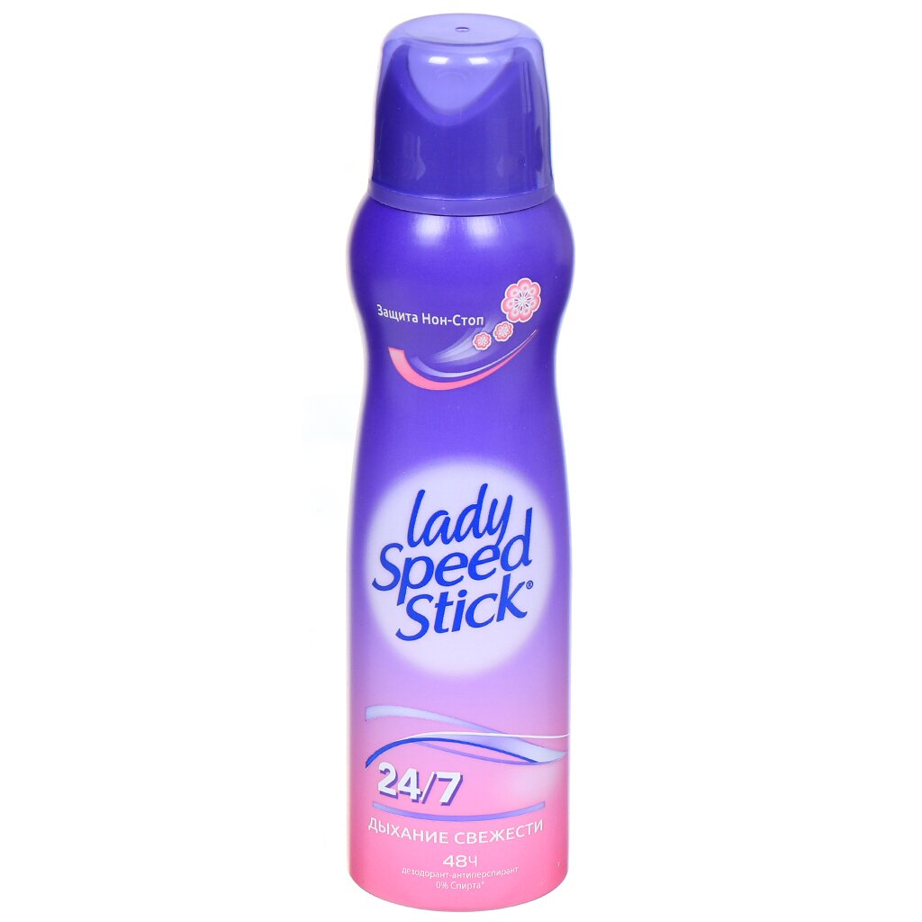 Дезодорант-спрей Lady Speed Stick Дыхание свежести для женщин, 150 мл