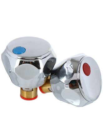 Маховик с кран-буксой керамика, 1/2 '', в комплекте 2 шт., индивидуальная упаковка, ComfortFactor, Мария, 70125-10