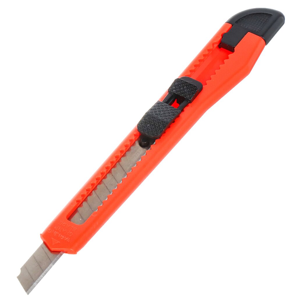 Нож строительный, выдвижное лезвие, 9 мм, усиленный, Bartex, CH-120 нож строительный 25х125 мм резина алюминий выдвижное лезвие bartex ai 2904004