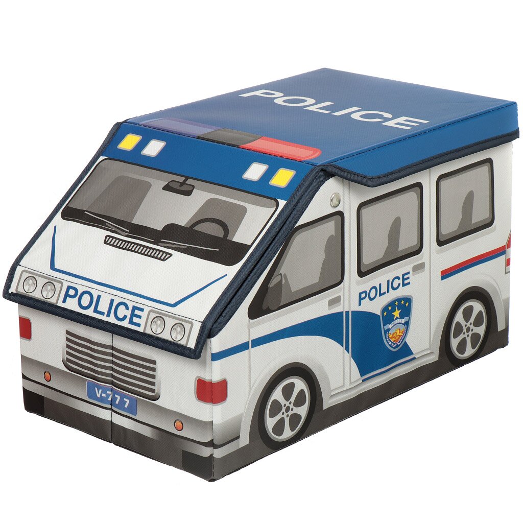 Кофр для хранения мелочей Полицейская машина 457-350, 40х23х23 см
