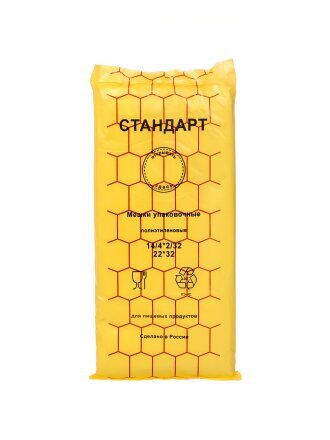Пакет фасовочный, 450 шт, 22х32 см, ПЭТ, ПНД, евро СОТЫ, Стандарт
