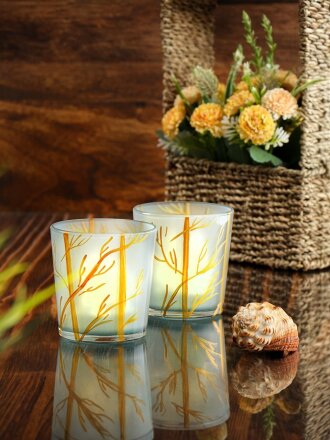 Подсвечник декоративный стекло, 1 свеча, 8.5 см, Evis, Волшебный Лес-2 Ода, 2710801249