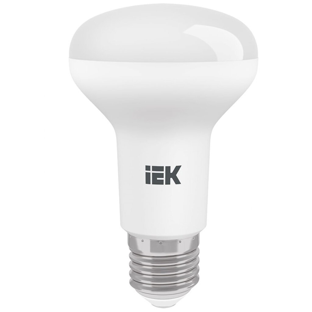 Лампа светодиодная E27, 8 Вт, 60 Вт, 230 В, рефлектор, 3000 К, свет теплый белый, IEK, R63, LED светодиодные задние фары wd 009 24v 24 в 3000 к 46 х 12 5 х 2 см 1 шт