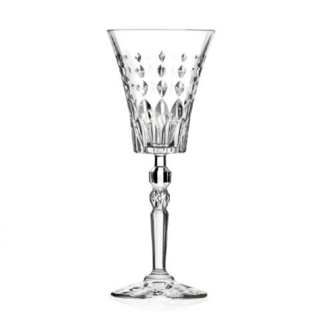 Бокал для вина, 260 мл, хрустальное стекло, 6 шт, RCR, Marilyn, 44215 елочный шар 8 см стекло с ручной росписью 160305808