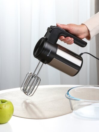 Миксер ручной, Daniks, CX-6682, 800 Вт, 6 скоростей, турбо режим, черный