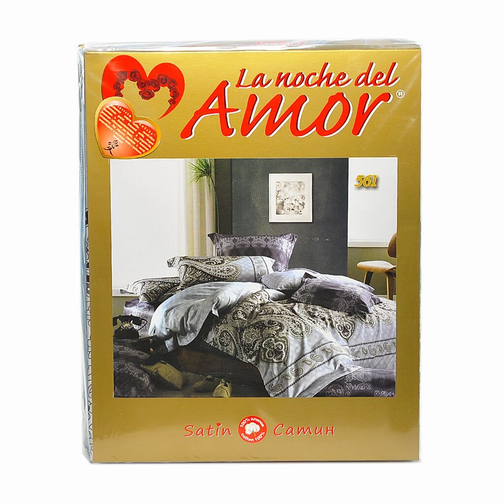 т КПБ Амор La noche del AMOR 2сп макси сатин (2н70*70, пр214*220, под215*175) рис 561