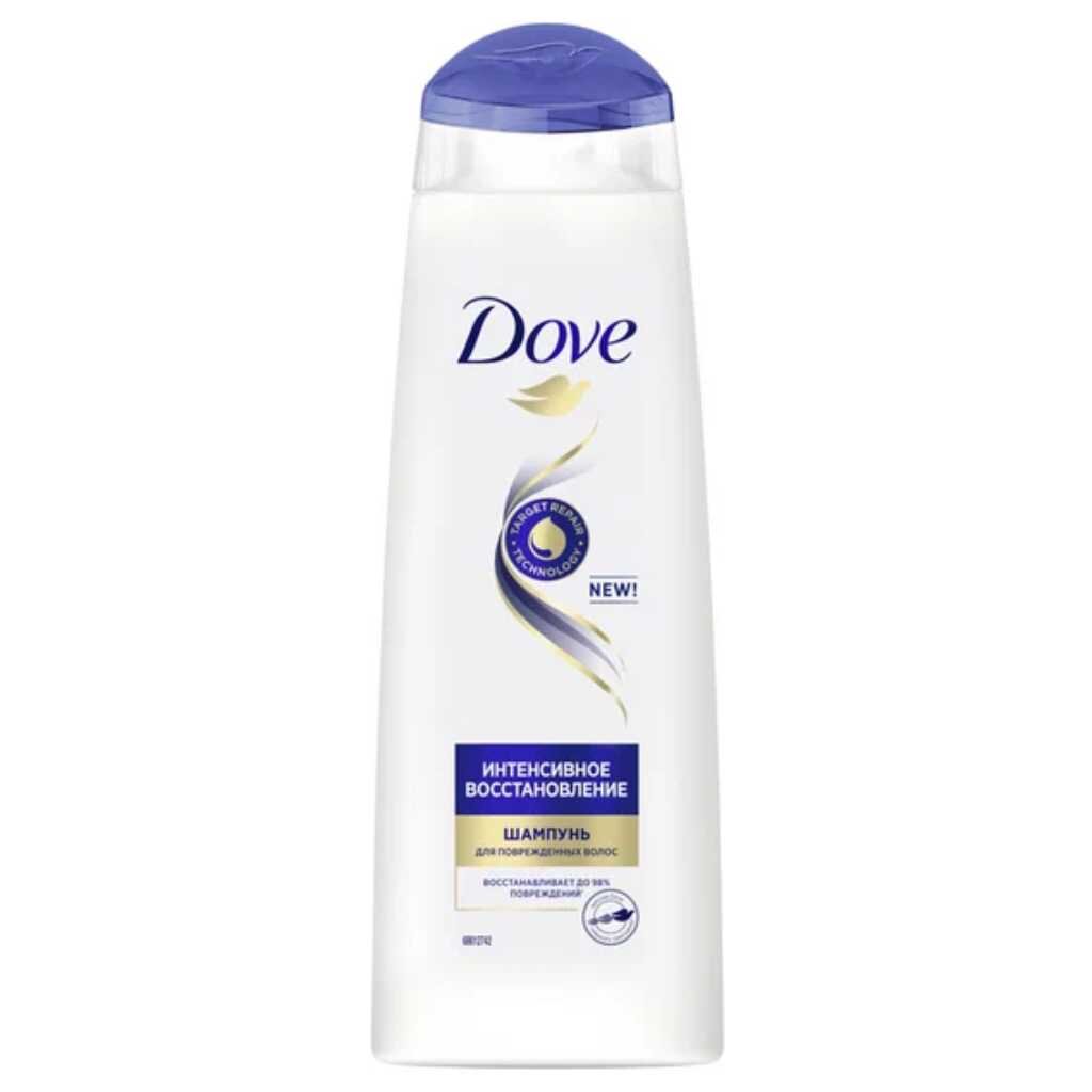 Шампунь Dove, Hair Therapy Интенсивное восстановление, для всех типов волос, 250 мл витэкс бальзам питательный для всех типов волос роскошный уход 7 масел красоты 450 0